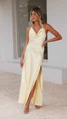 Sian Maxi Dress - Yellow