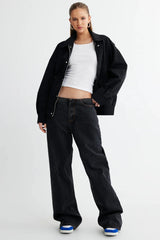 LIONESS Kenny Bomber Jacket Onyx
