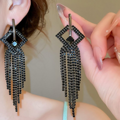 Premium Sparkling Butterfly Fringe Earrings | Delicate Luxury Geometric Studs & Statement Ear Jewelry for Women