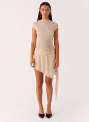 Gemma Mini Skirt - Ivory