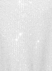 Latanya Sequin Maxi Dress - White