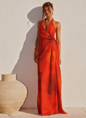 So Chic Maxi Dress - Scarlet Blur