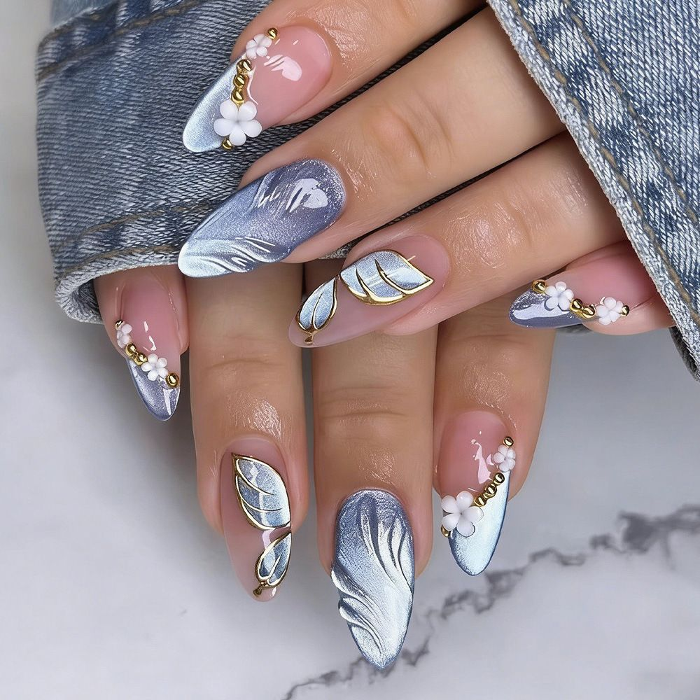 Luxury Handmade 3D Press-On Nails - Premium Reusable Gel Fake Nails - Multiple Styles & Designs Available