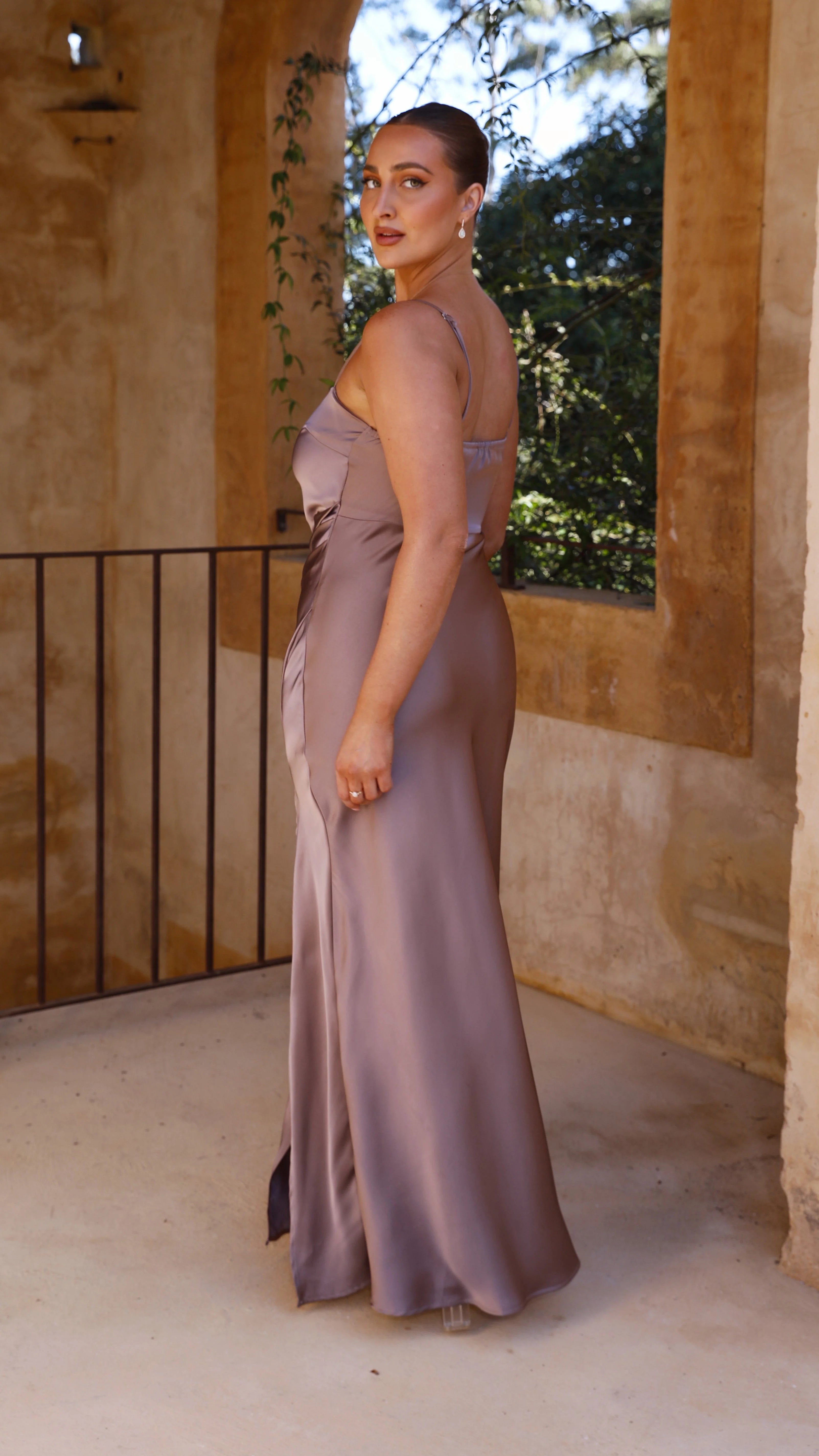 Ilana Maxi Dress - Mushroom