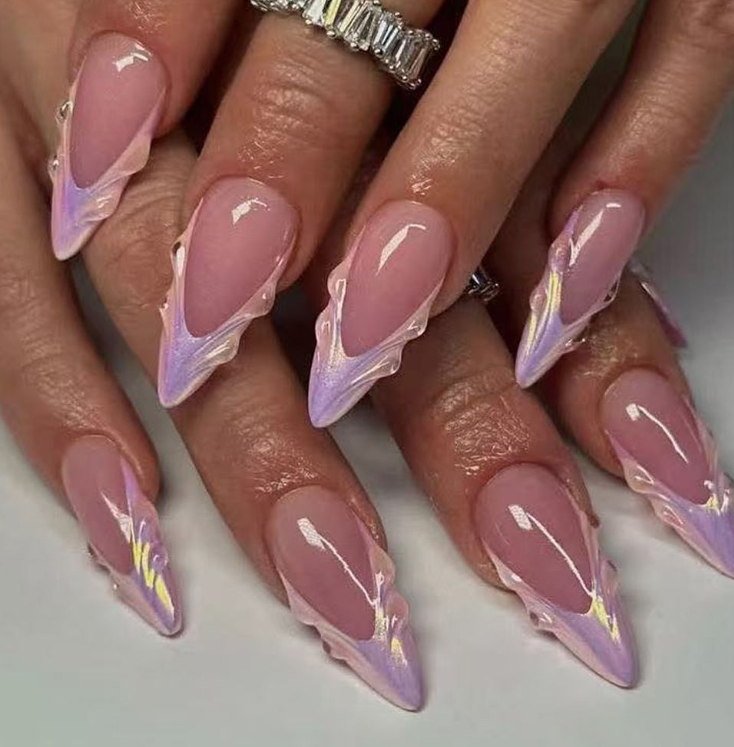 Luxury Handmade 3D Press-On Nails - Premium Reusable Gel Fake Nails - Multiple Styles & Designs Available