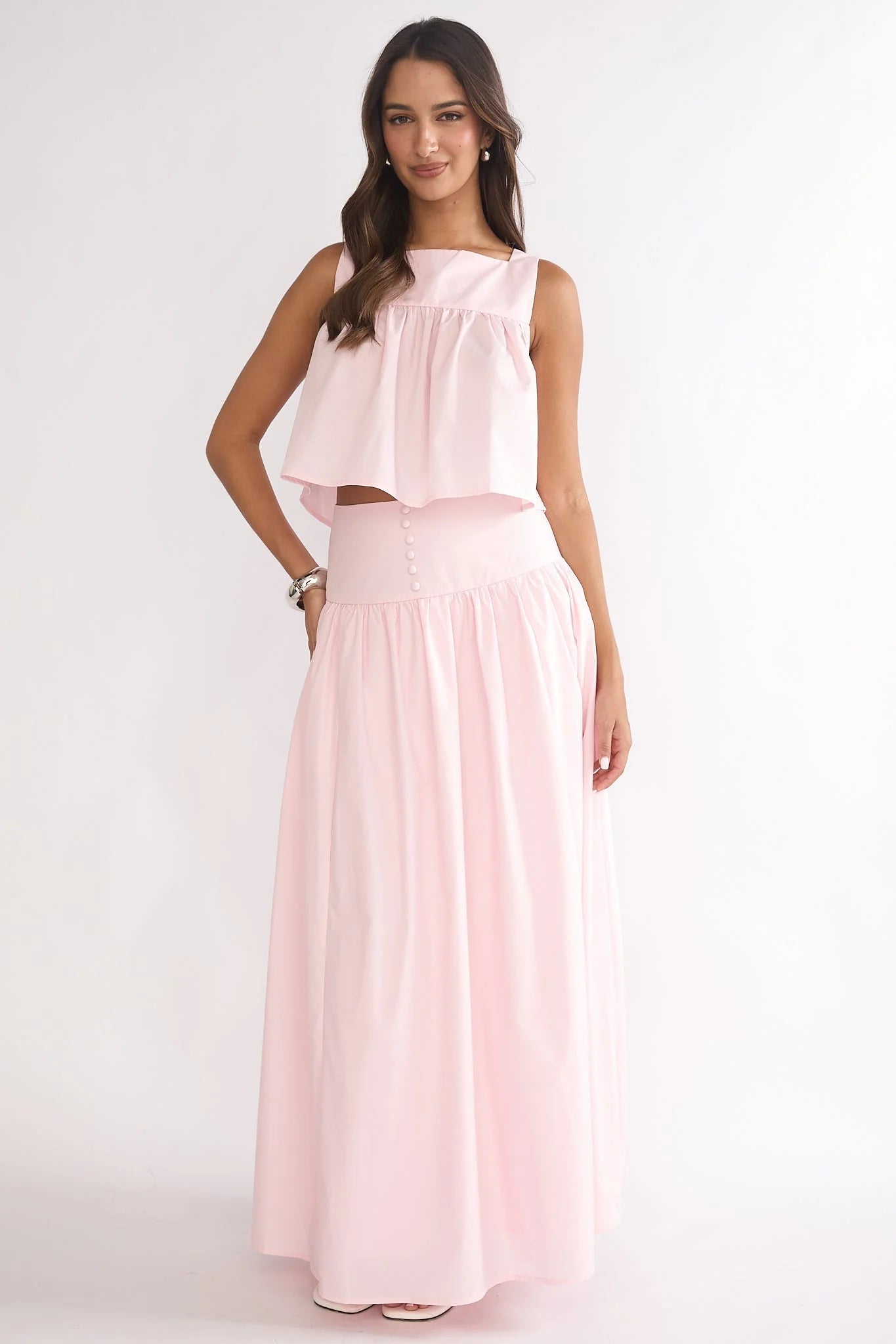 Starlina Babydoll Top Rosewater