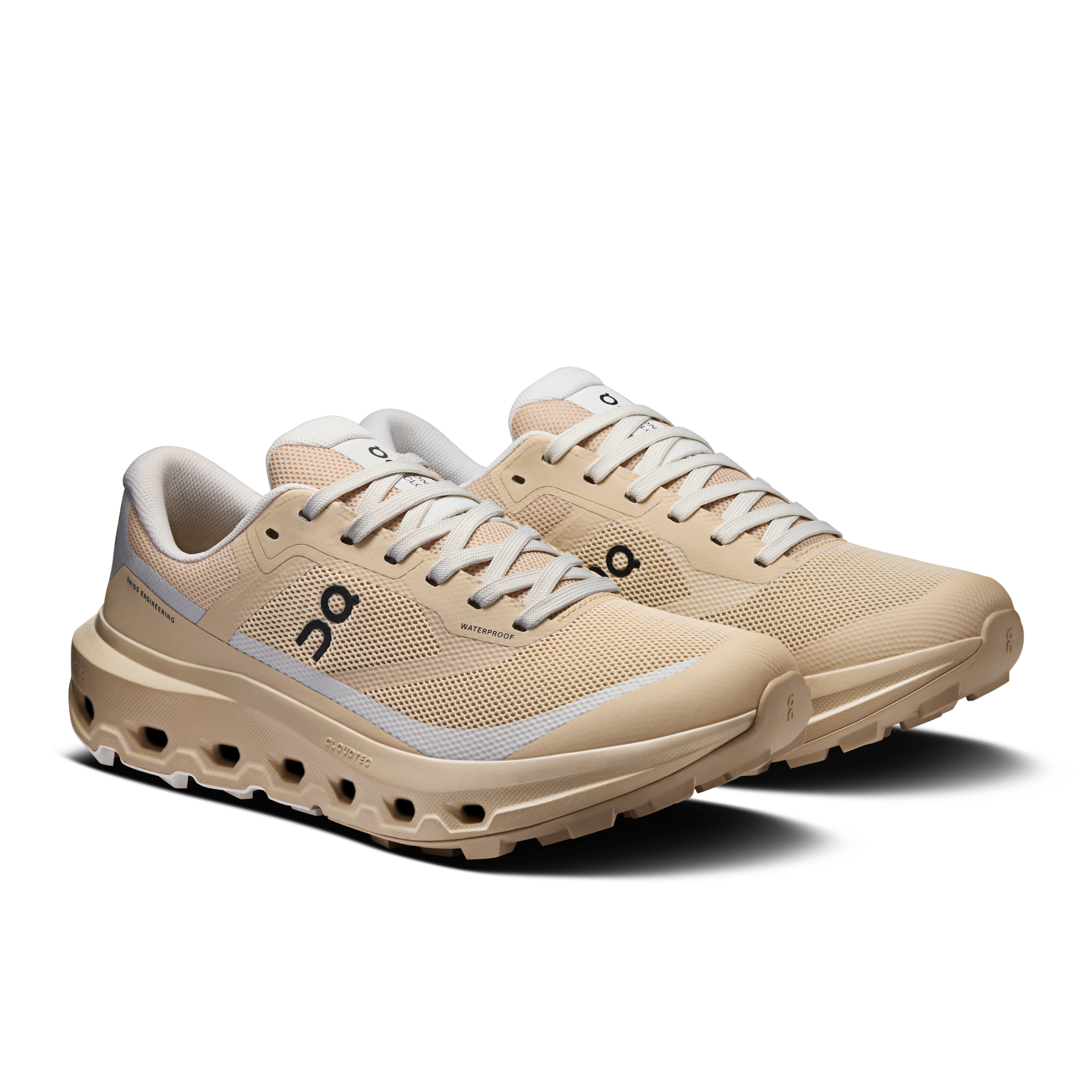 On Running Women's Cloudvista 3 Waterproof Shoes - Sand / Ice