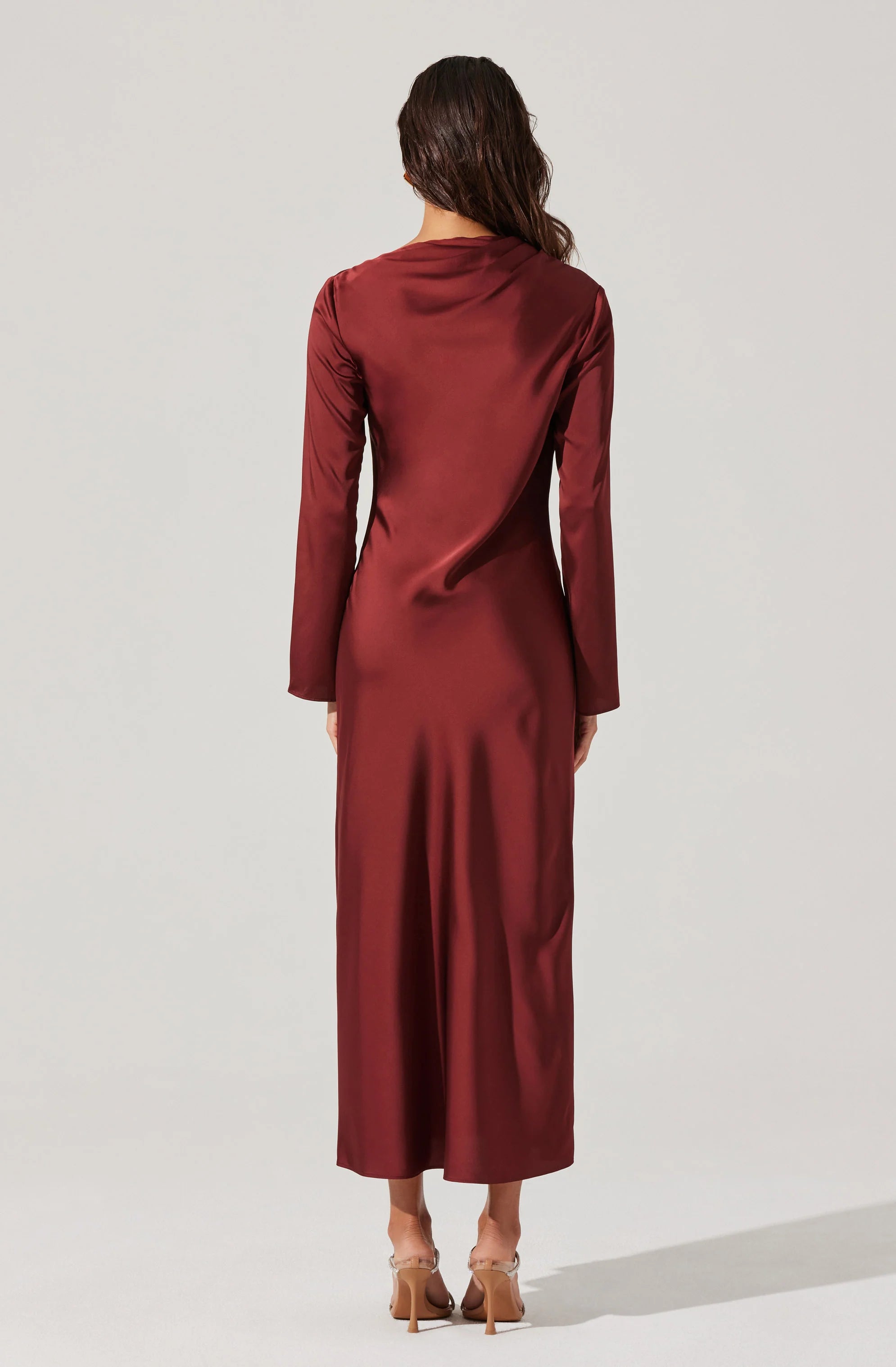 Catriona Satin Maxi Dress