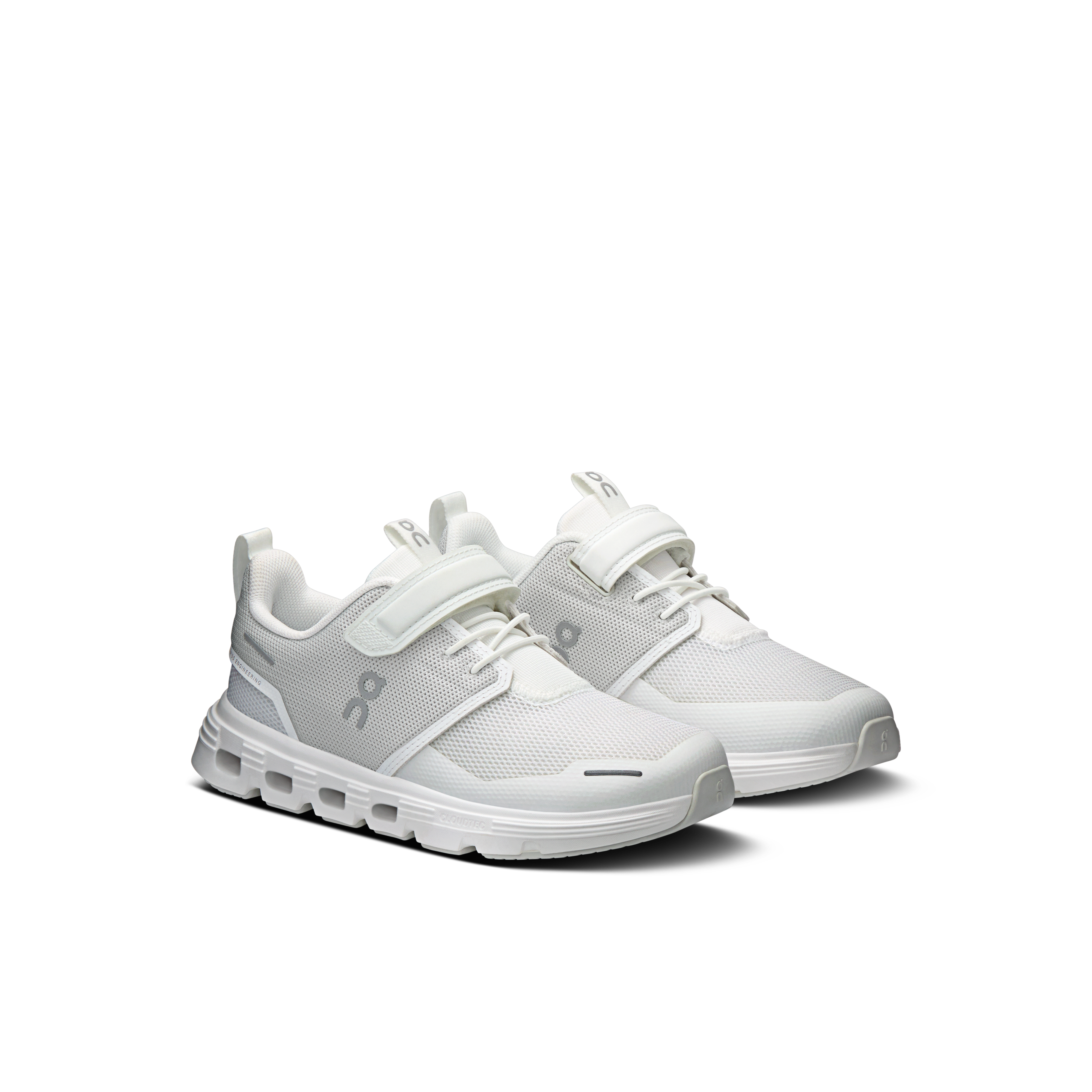 On Running Kids' Cloud Play 2 Shoes - White / White
