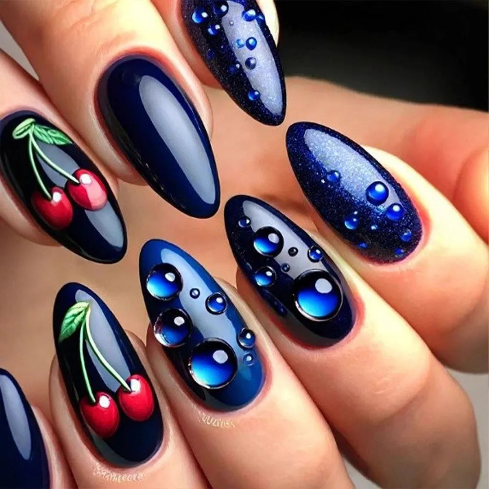 Luxury Handmade 3D Press-On Nails - Premium Reusable Gel Fake Nails - Multiple Styles & Designs Available