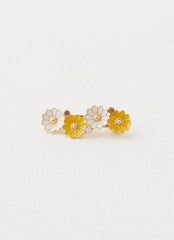 Blue Skies Hair Clip - Yellow