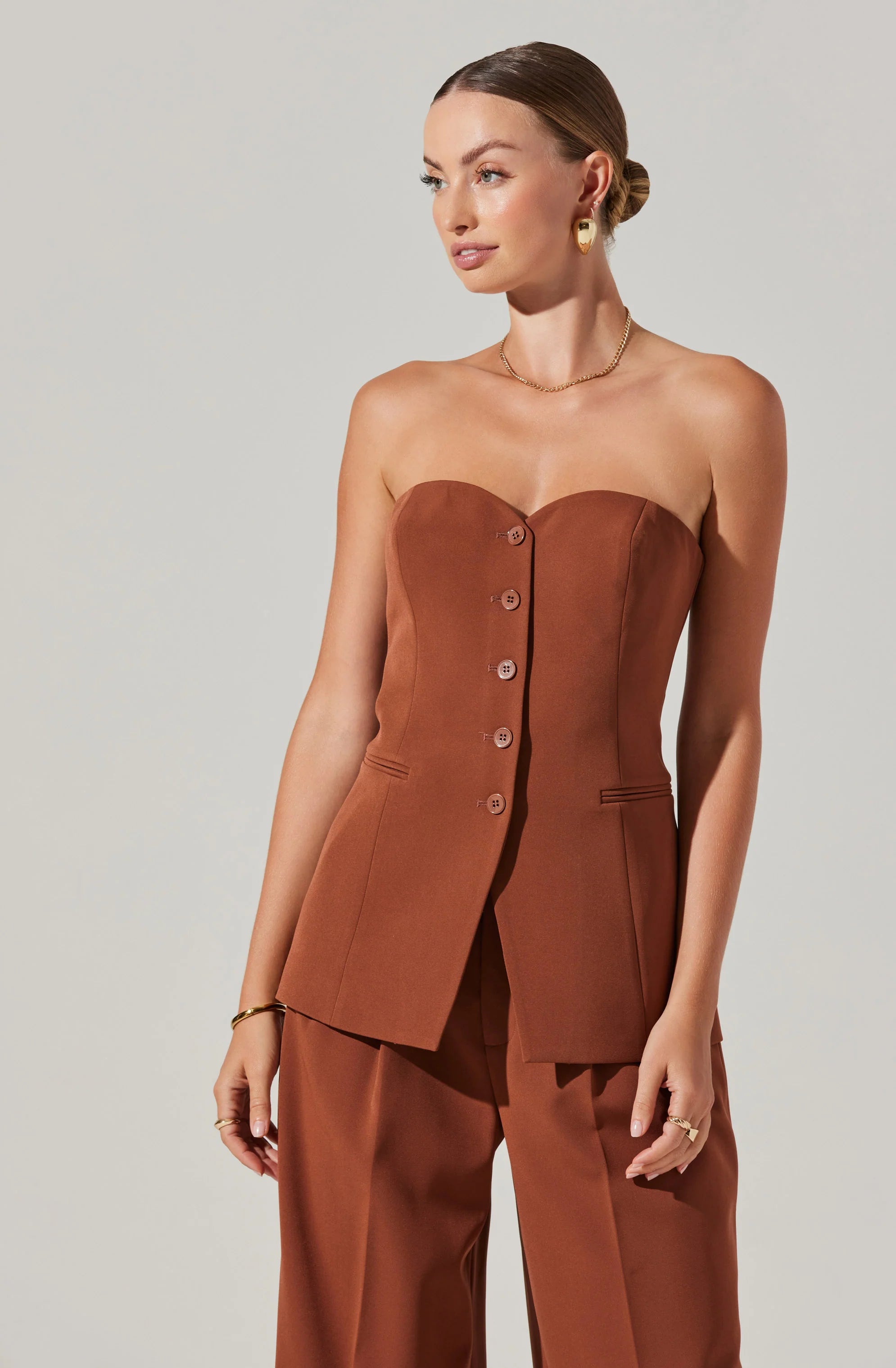 Milani Tailored Bustier Top