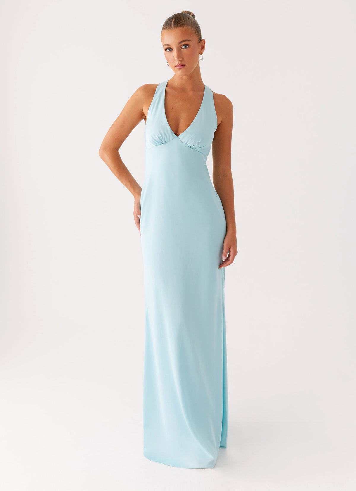 Desi Halterneck Maxi Dress - Mint
