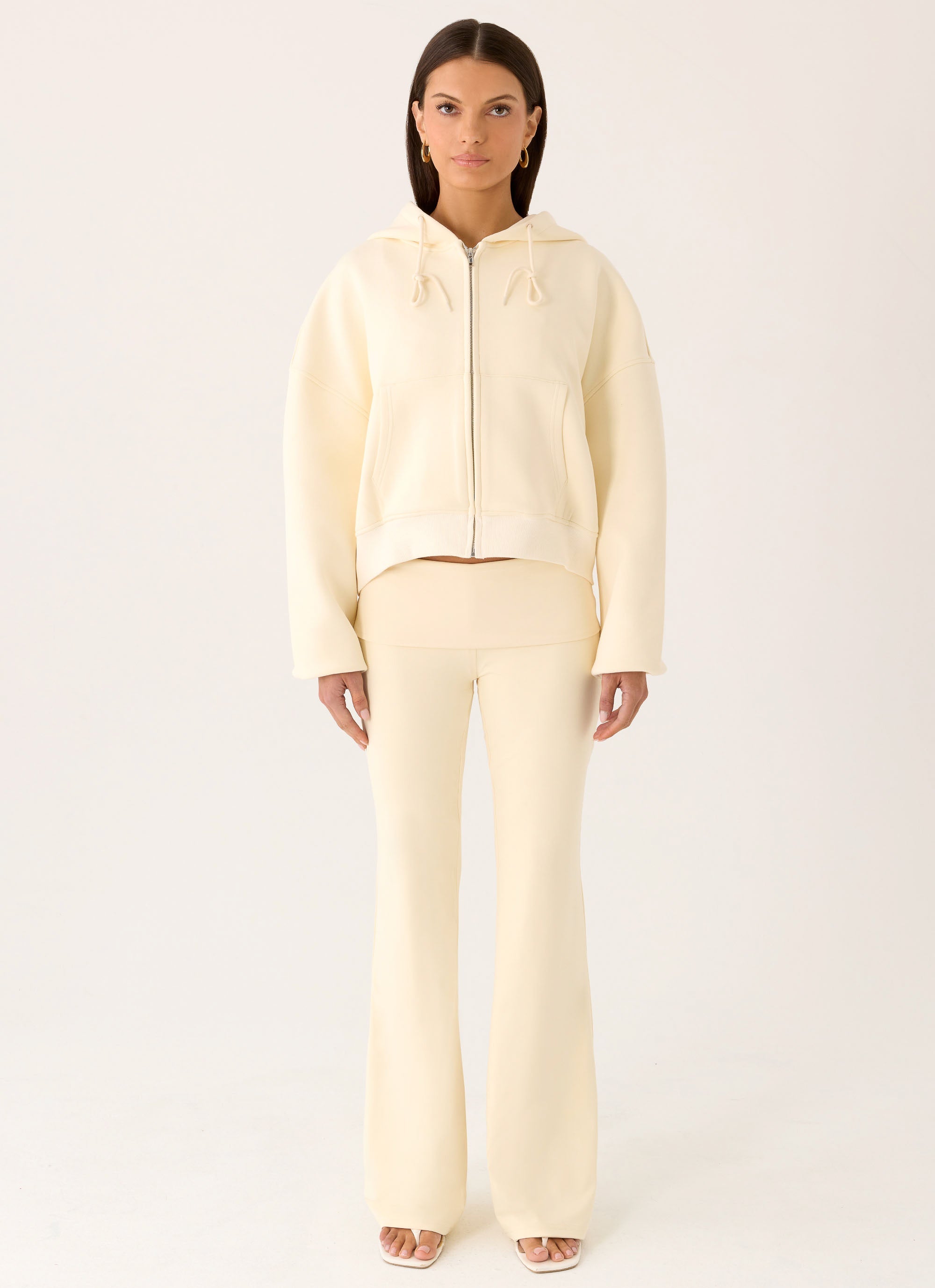 Elio Zip Hoodie - Baby Yellow