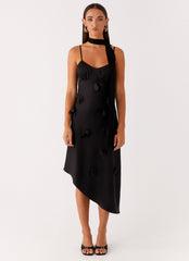 Goldie Midi Dress - Black