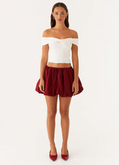 Meryll Twist Top - White