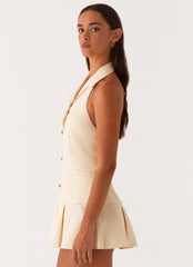 Payton Mini Dress - Lemon