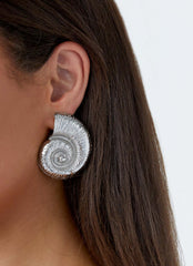 Beachcomber Earrings - Silver