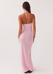 Madsy Knit Maxi Dress - Rose Pink