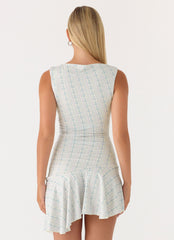 Summer Delight Mini Dress - Vintage Stripe