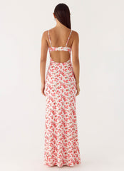 Vamonos Maxi Dress - Porcelain Rose