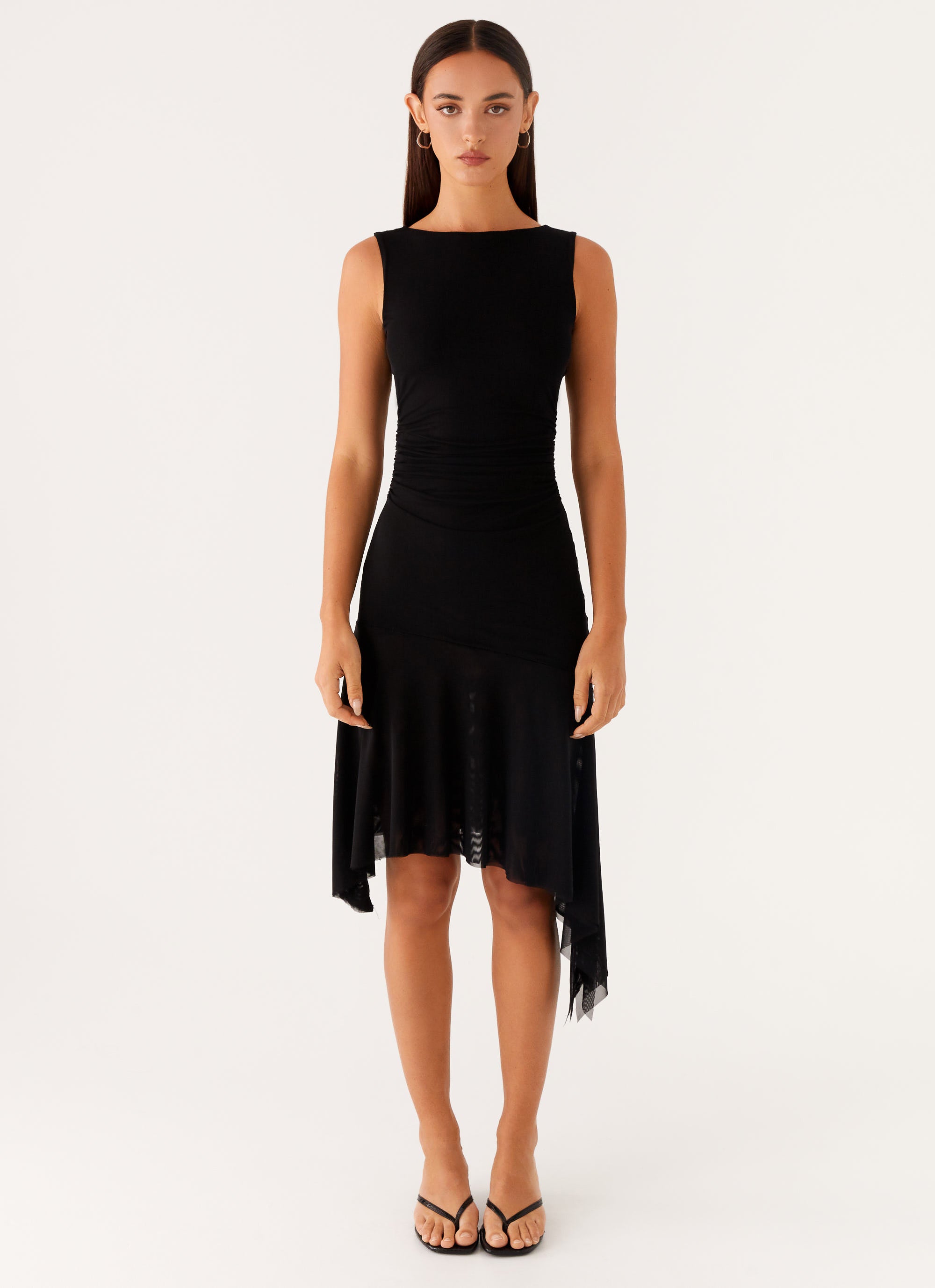 Winona Midi Dress - Black