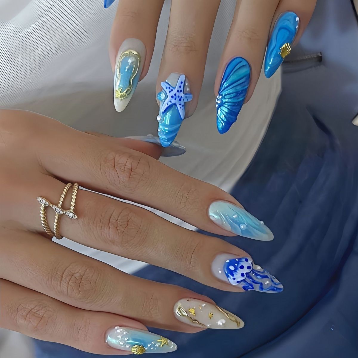 Luxury Handmade 3D Press-On Nails - Premium Reusable Gel Fake Nails - Multiple Styles & Designs Available