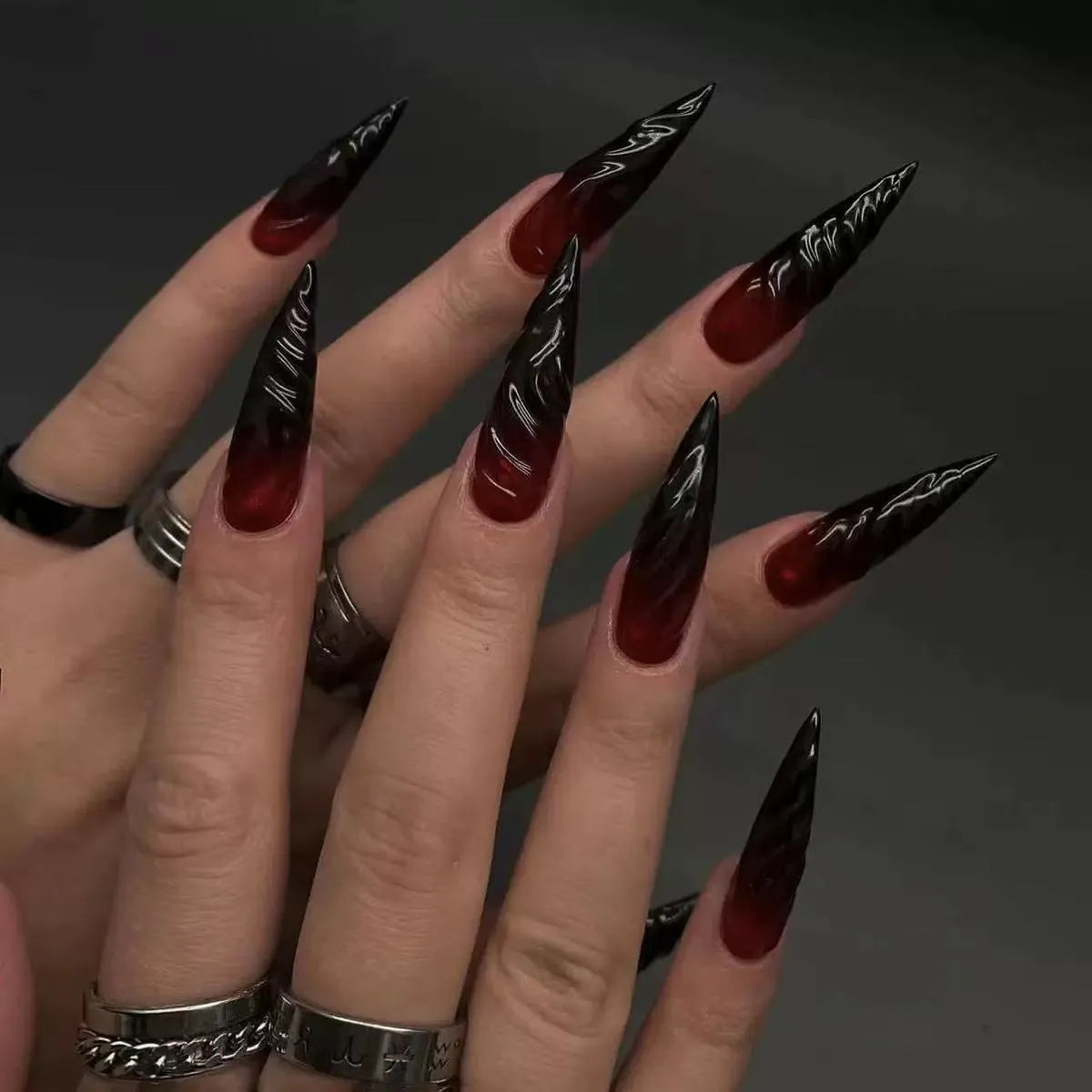 Luxury Handmade 3D Press-On Nails - Premium Reusable Gel Fake Nails - Multiple Styles & Designs Available
