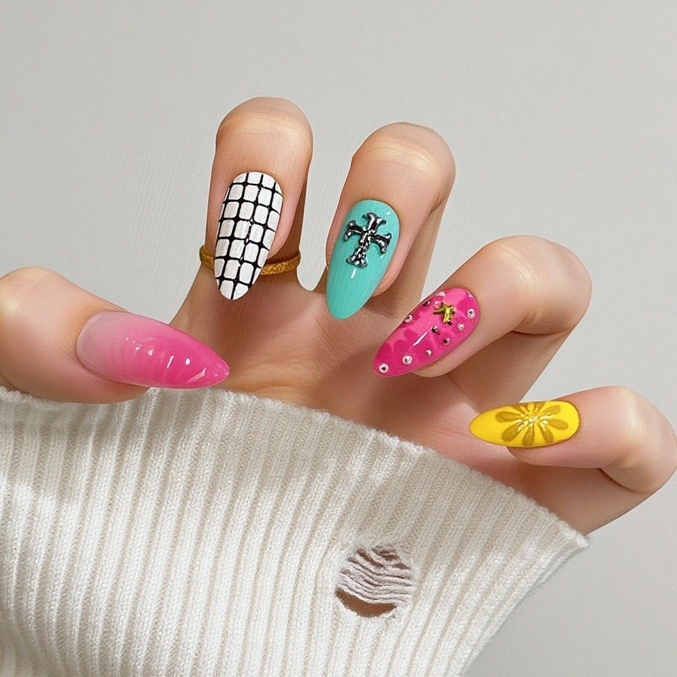 Luxury Handmade 3D Press-On Nails - Premium Reusable Gel Fake Nails - Multiple Styles & Designs Available