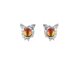 Y2K Devil Cat Stud Earrings, Sweet & Cool Cat Eye Earrings, Unique Original Design Personality Jewelry for Women