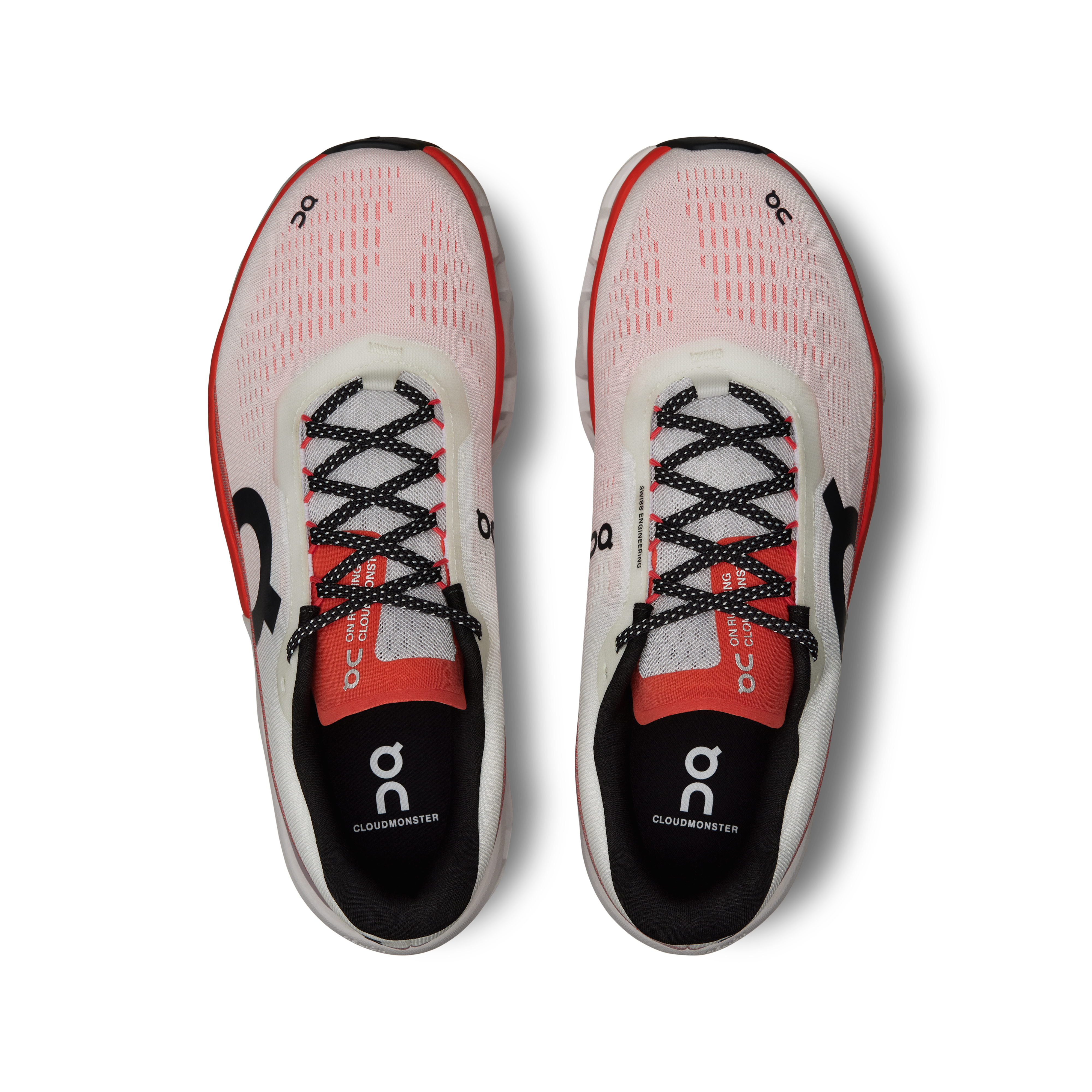 On Running Men's Cloudmonster 2 Shoes - Undyed / Flame