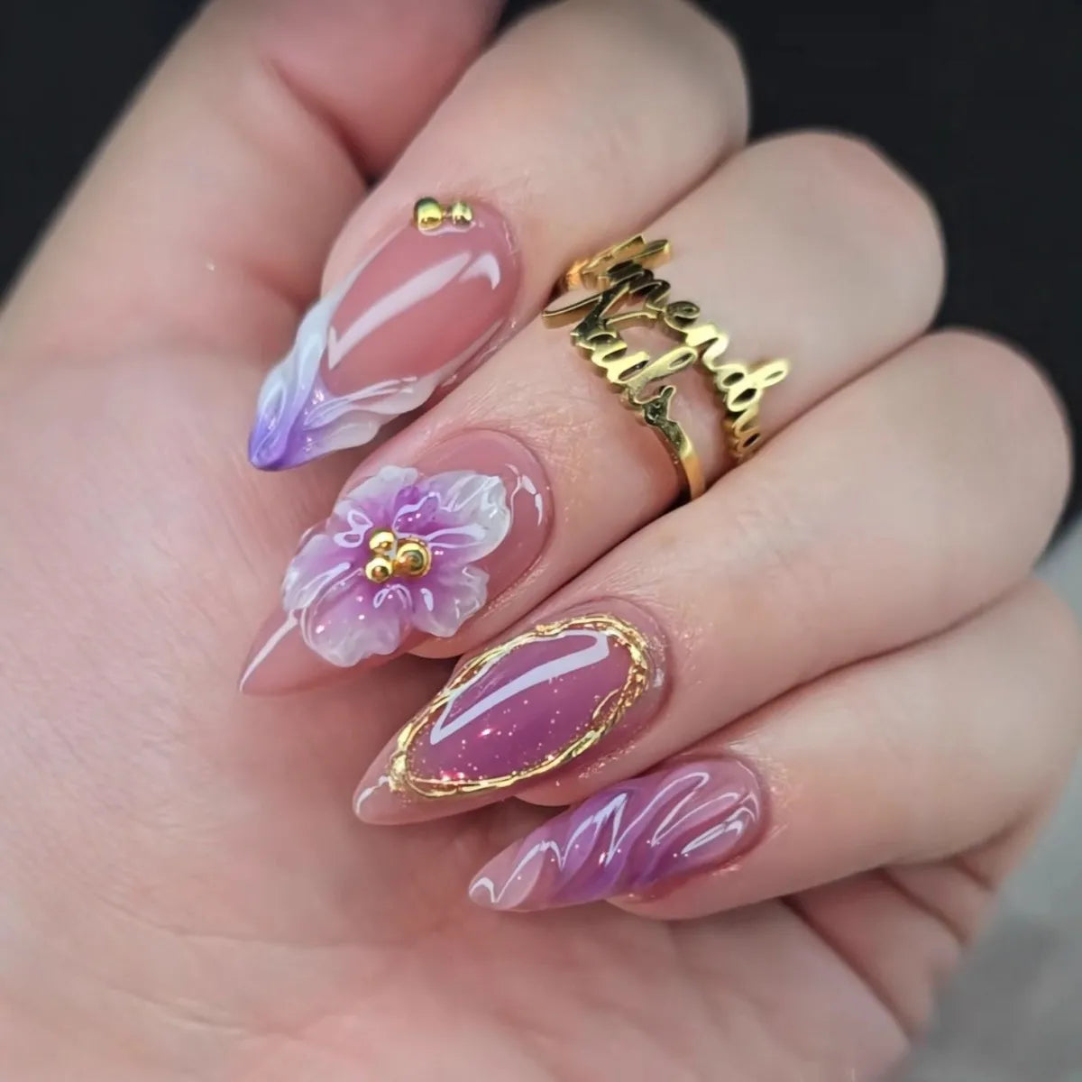 Luxury Handmade 3D Press-On Nails - Premium Reusable Gel Fake Nails - Multiple Styles & Designs Available