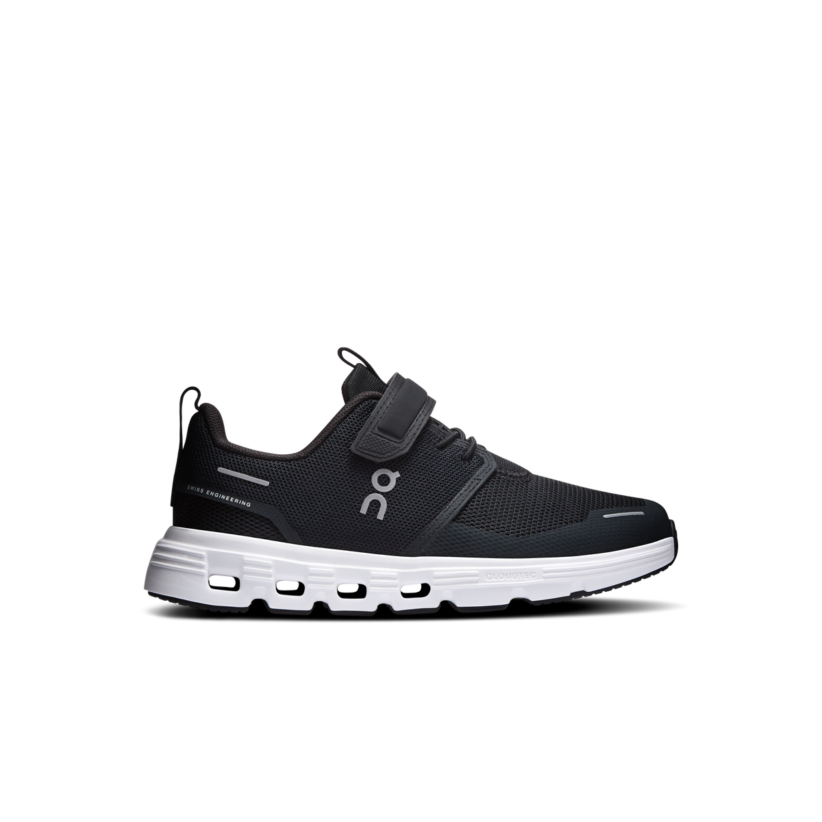 On Running Kids' Cloud Play 2 Shoes - Black / White
