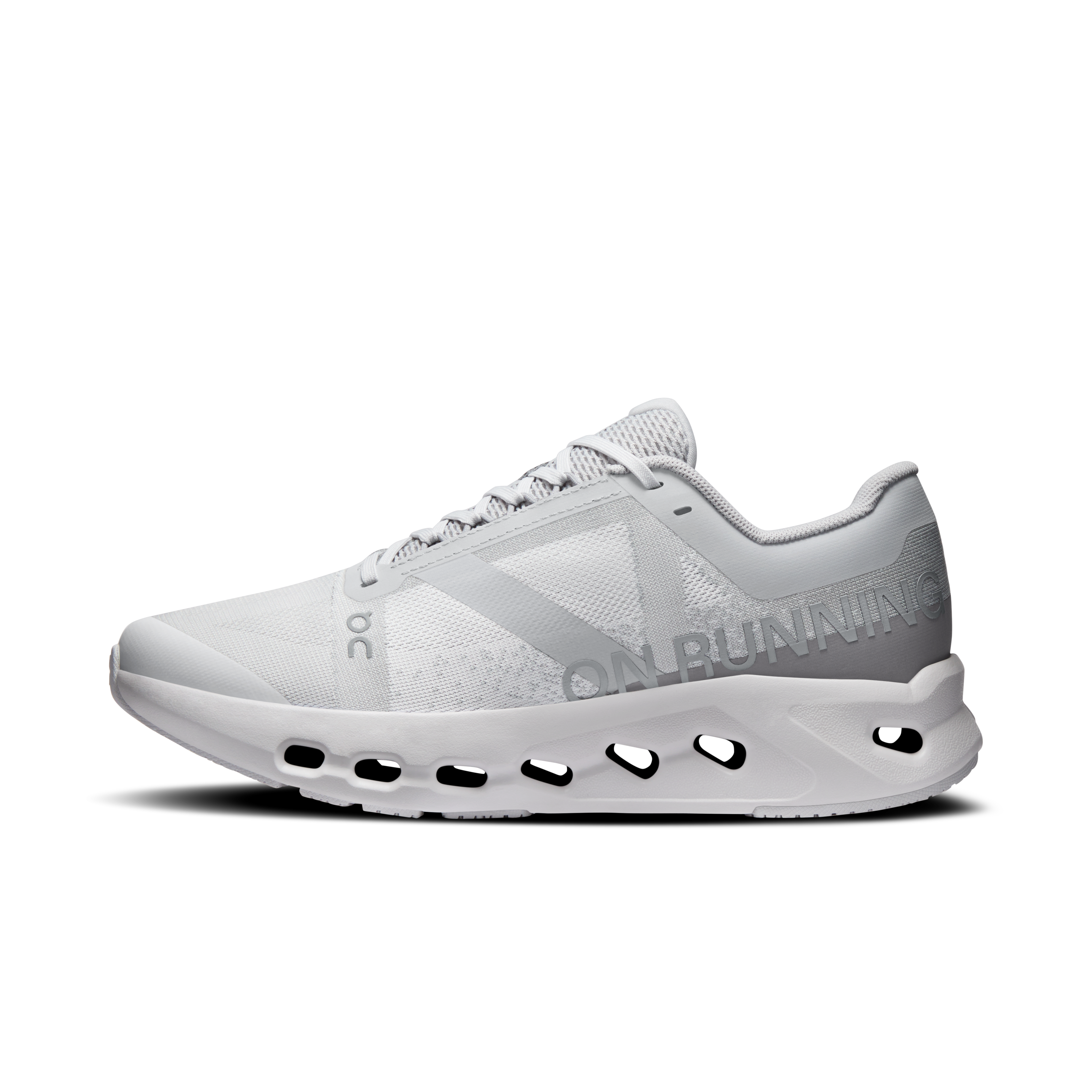 On Running Kids' Cloudsurfer Youth Shoes - Frost / White
